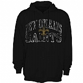 Men's New Orleans Saints Touchback VI Full Zip Hoodie - Black,baseball caps,new era cap wholesale,wholesale hats